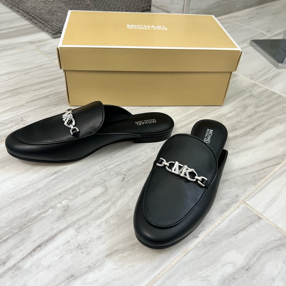 Michael Kors Tiffanie Mule - Black - Size 7 NWT